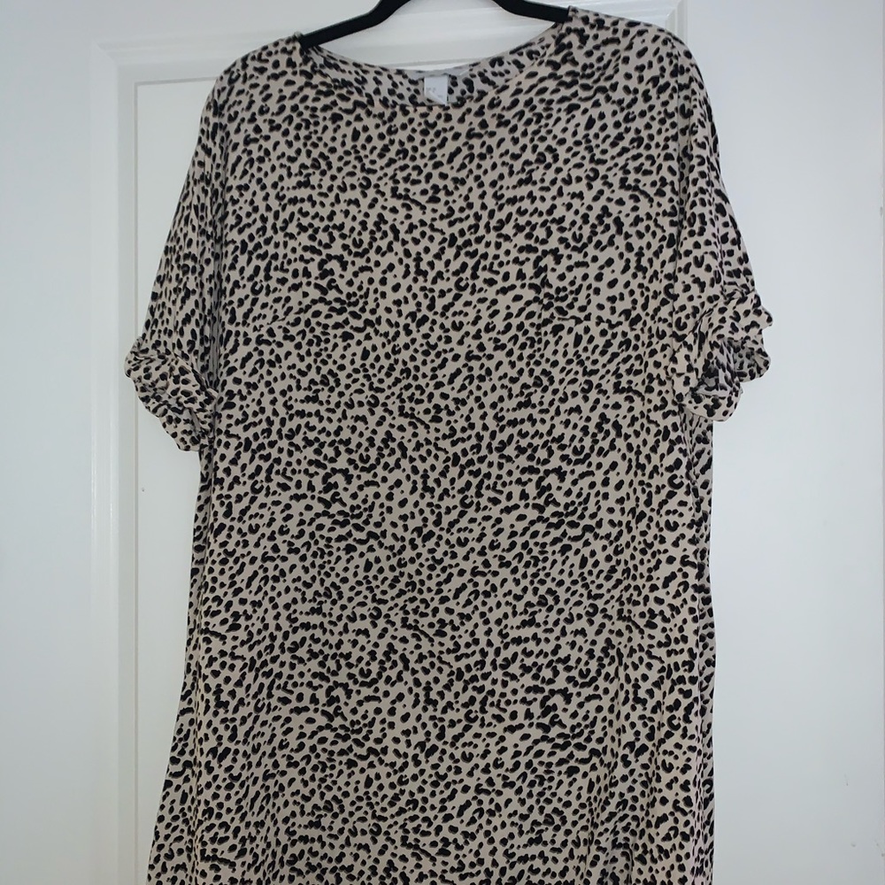 Cheetah flowy dress